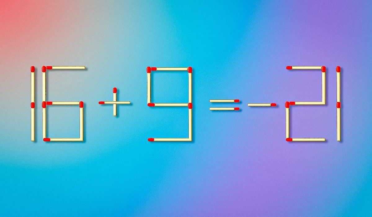 Ktorú zápalku treba pretiahnuť, aby sa opravila rovnosť: rýchly test na overenie IQ