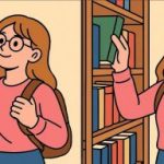 IQ test: nájdite 3 rozdiely na obrázku dievčaťa v knižnici za 19 sekúnd IQ test: nájdite 3 rozdiely na obrázku dievčaťa v knižnici