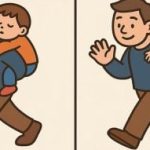 IQ test: nájdite 3 rozdiely na obrázku otca a syna