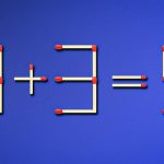 Musíte otočiť jednu zápalku, aby ste to urobili správne: rýchly