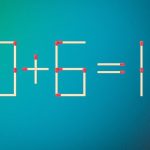 Stačí pretiahnuť jednu zhodu, aby bola rovnosť správna: hádanka pre